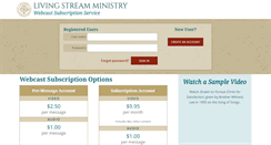Desktop Screenshot of lsmwebcast.com